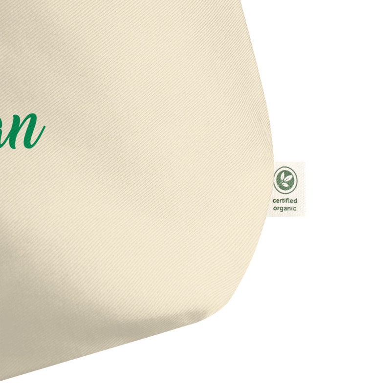 Vegetarian Organic Cannabis Eco Tote Bag