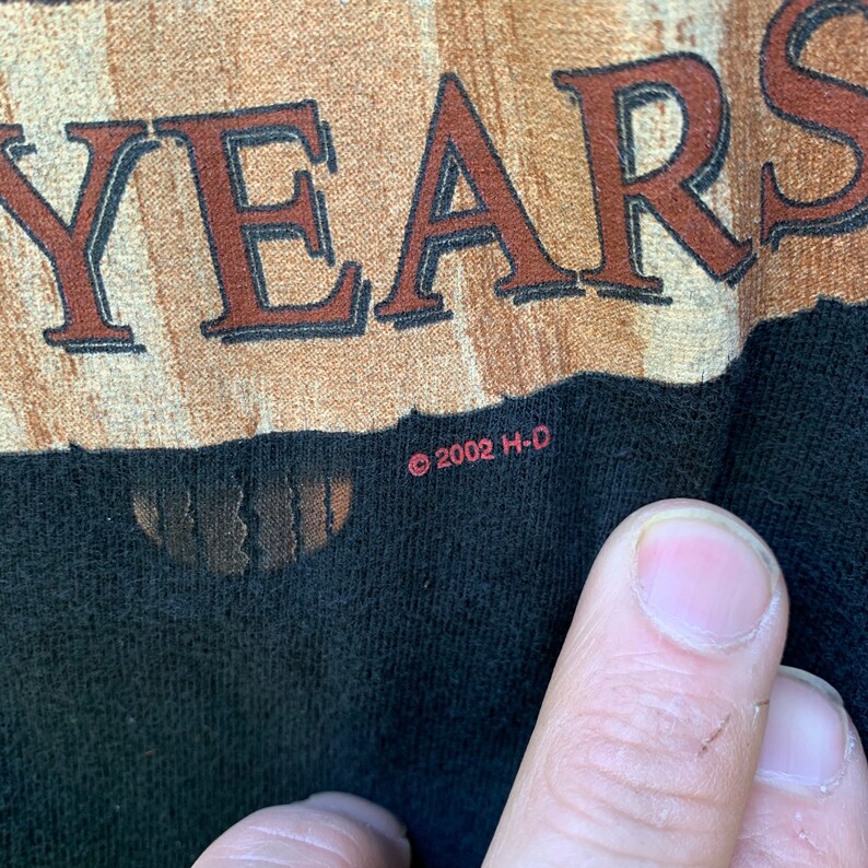 Harley brand large Worth Kansas City Mo made in USA vintage tshirt Anniversary 100 years tee shirt 100/% cotton graphic t shirt.