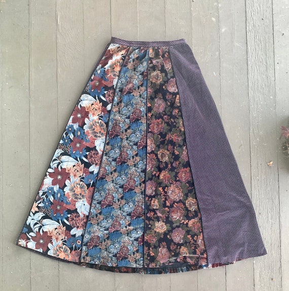 Vintage Century brand maxi skirt 28”waist, made in