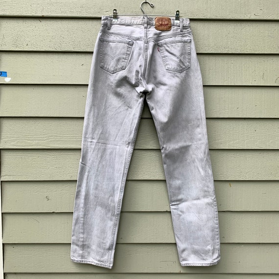 Levis 501 USA 32” 80s -90s 32x35.5' vintage butto… - image 2