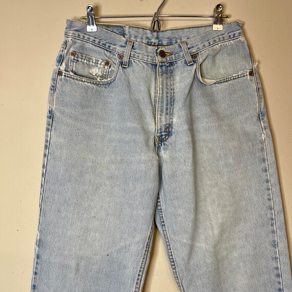 Levis 550,made in USA,  31”waist, size 31 x 29.75… - image 4