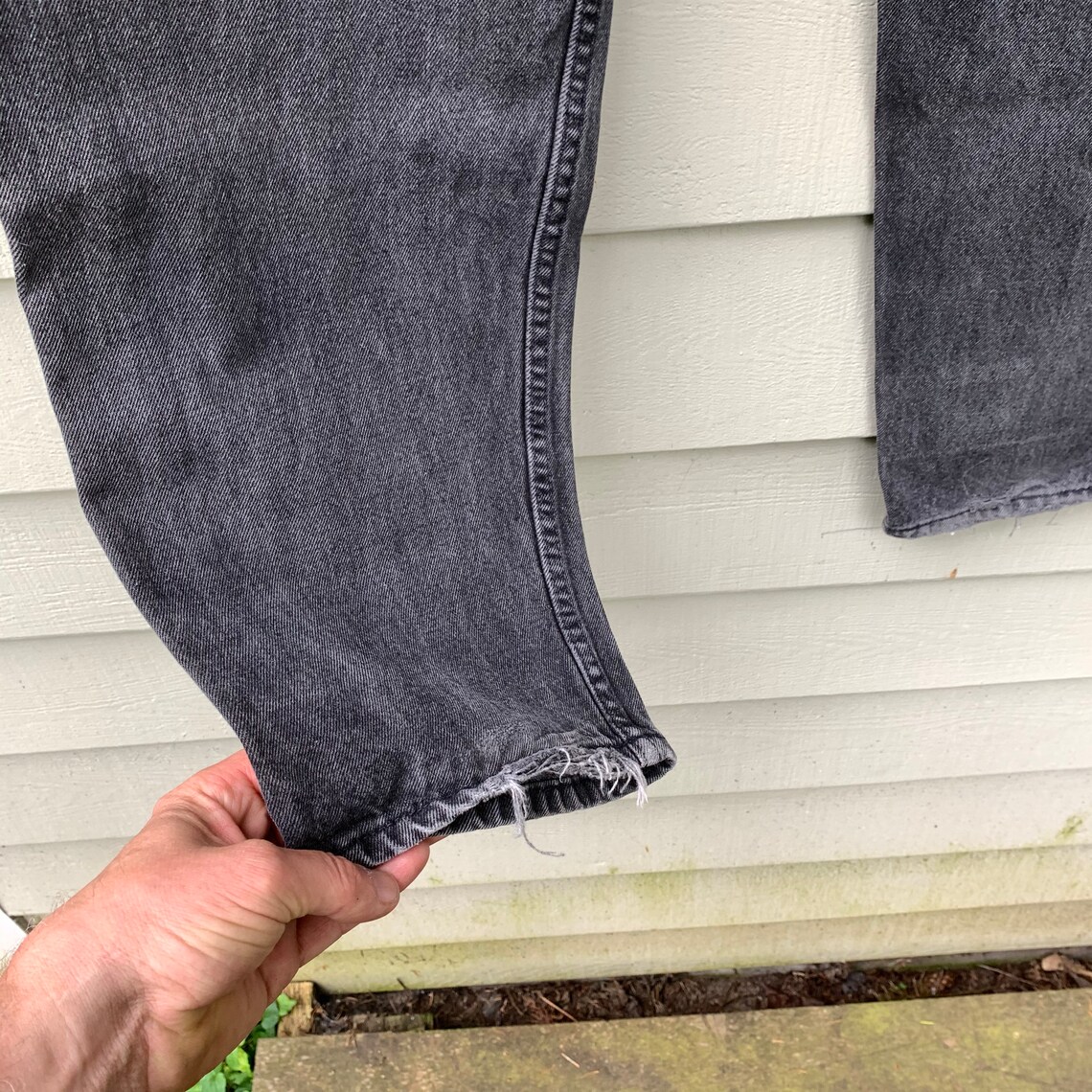 Levis 550 34.5USA black vintage single stitch denim 34.5x33.5 | Etsy
