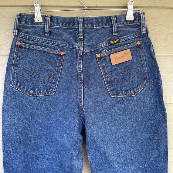 Wrangler 28" USA vintage high waist fit straight … - image 4