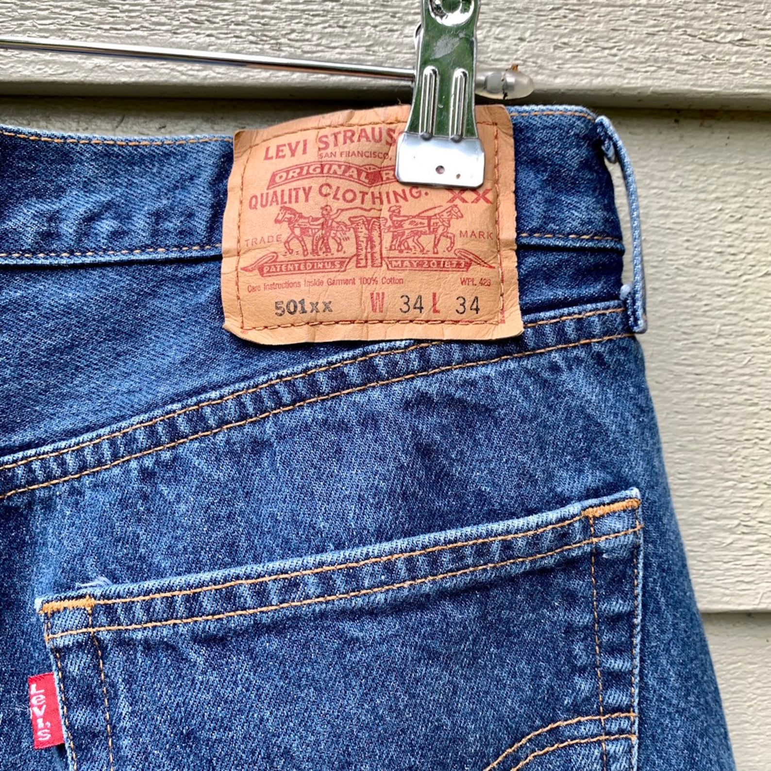 Levis 501XX 31 90s Vintage Blue Jeans - Etsy