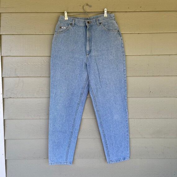 Vintage USA Lee mom jeans 30" waist, Nice light b… - image 1