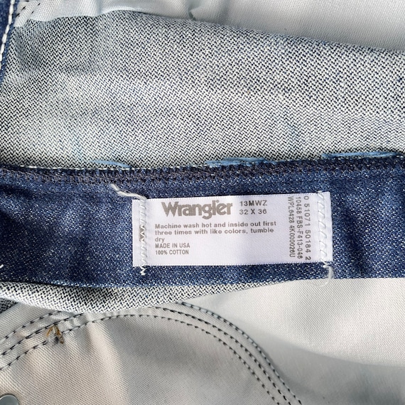 Wrangler 28" USA vintage high waist fit straight … - image 7