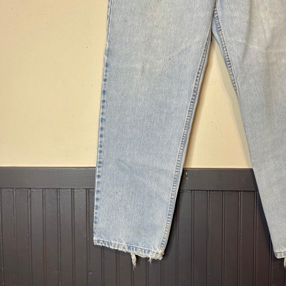 Levis 550,made in USA,  31”waist, size 31 x 29.75… - image 7