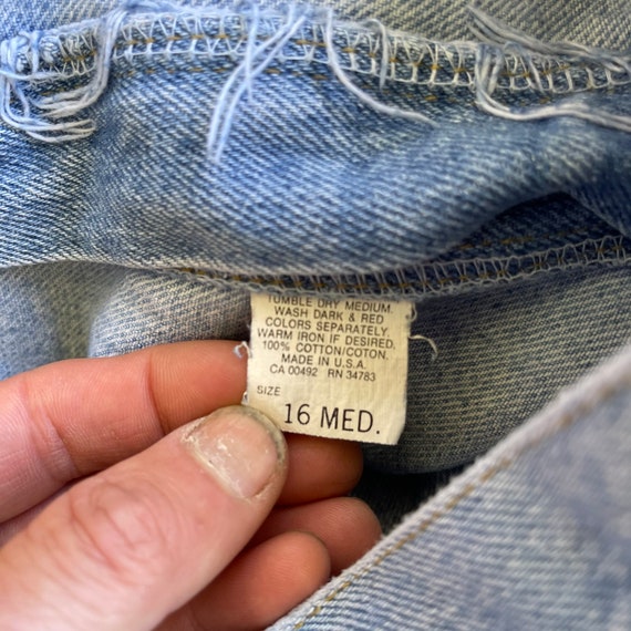 Vintage USA Lee mom jeans 30" waist, Nice light b… - image 5