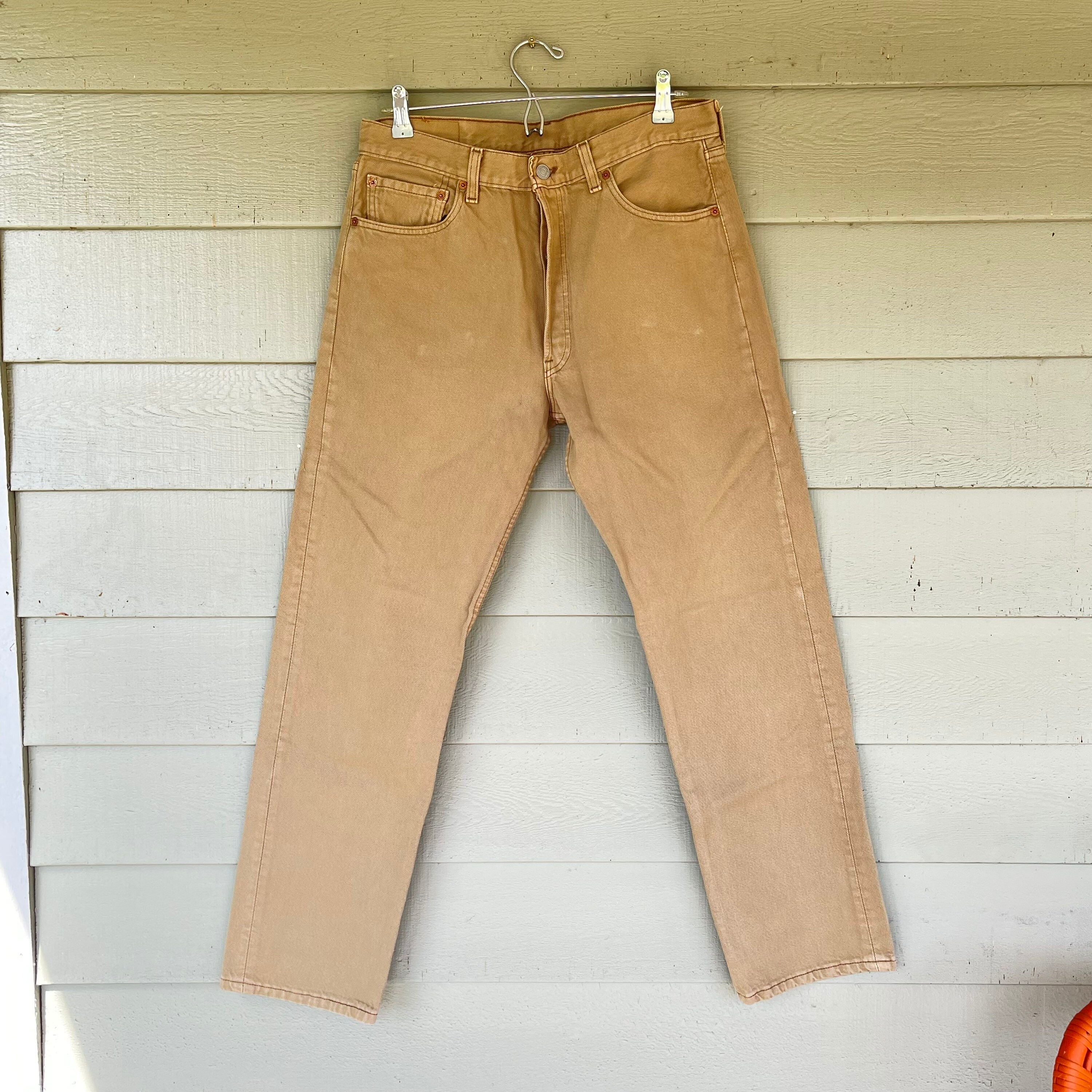 Brown levis 501 cheap