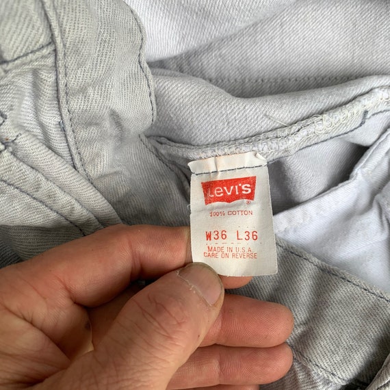 Levis 501 USA 32” 80s -90s 32x35.5' vintage butto… - image 9