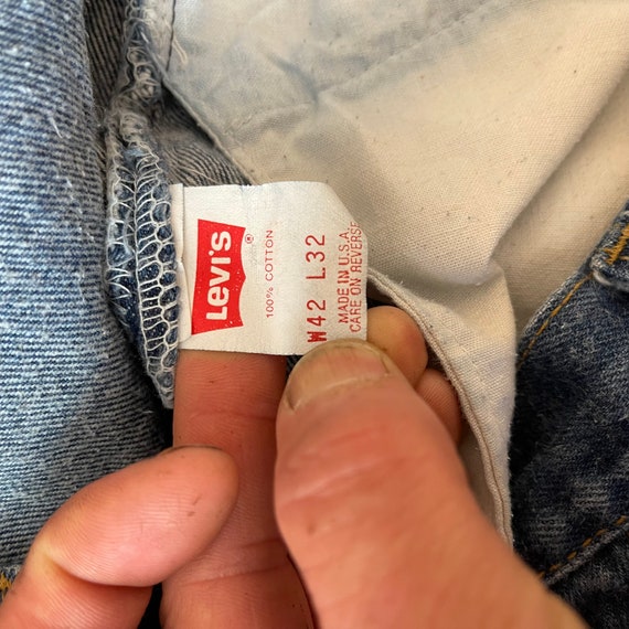 Levis 501 38USA 80s Vintage Blue Jeans 