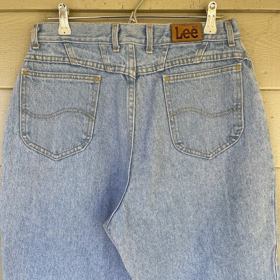 Vintage USA Lee mom jeans 30" waist, Nice light b… - image 4