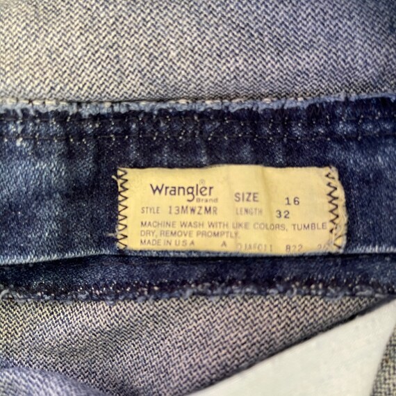 Wrangler 28" USA vintage high waist fit straight … - image 6