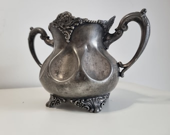 Antique Victorian Pitcher - Apollo  Silver Plated