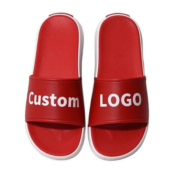Custom Slippers With Logo Etsy