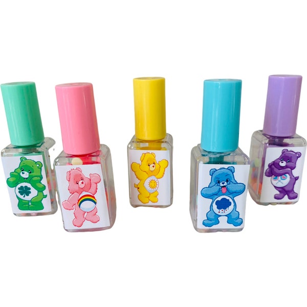 Y.p.S. Edding Marker Nagellack Glücksbärchis Care Bears Konfetti Pastell Set