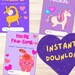 Printable Classroom Valentine's Day Cards for Kids Class, Animal Cards ...