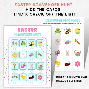 Easter Scavenger Hunt Printable Game, Easter Games, Easter Printables, Indoor Treasure Hunt, Kids Scavenger Hunt, Scavenger Hunt Clues,