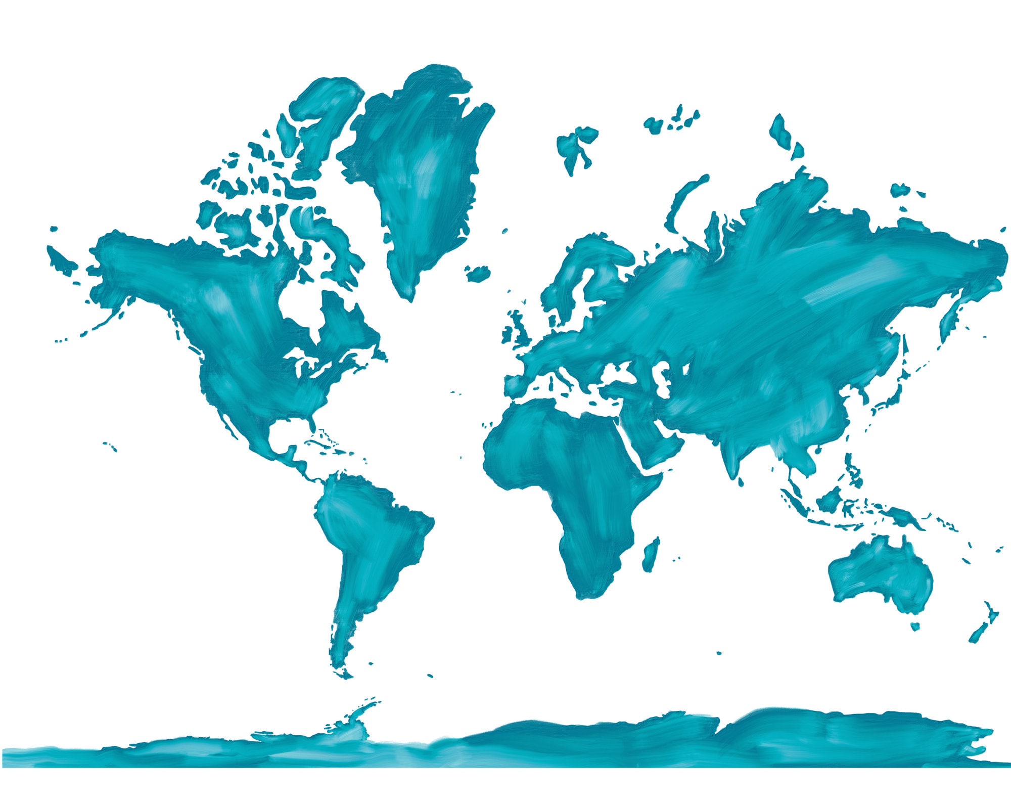 World Map Printable, World Map Wall Art, World Map Nursery,affordable ...