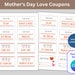 Editable Mother's Day Love Coupons, Love Voucher, Printable Coupons ...