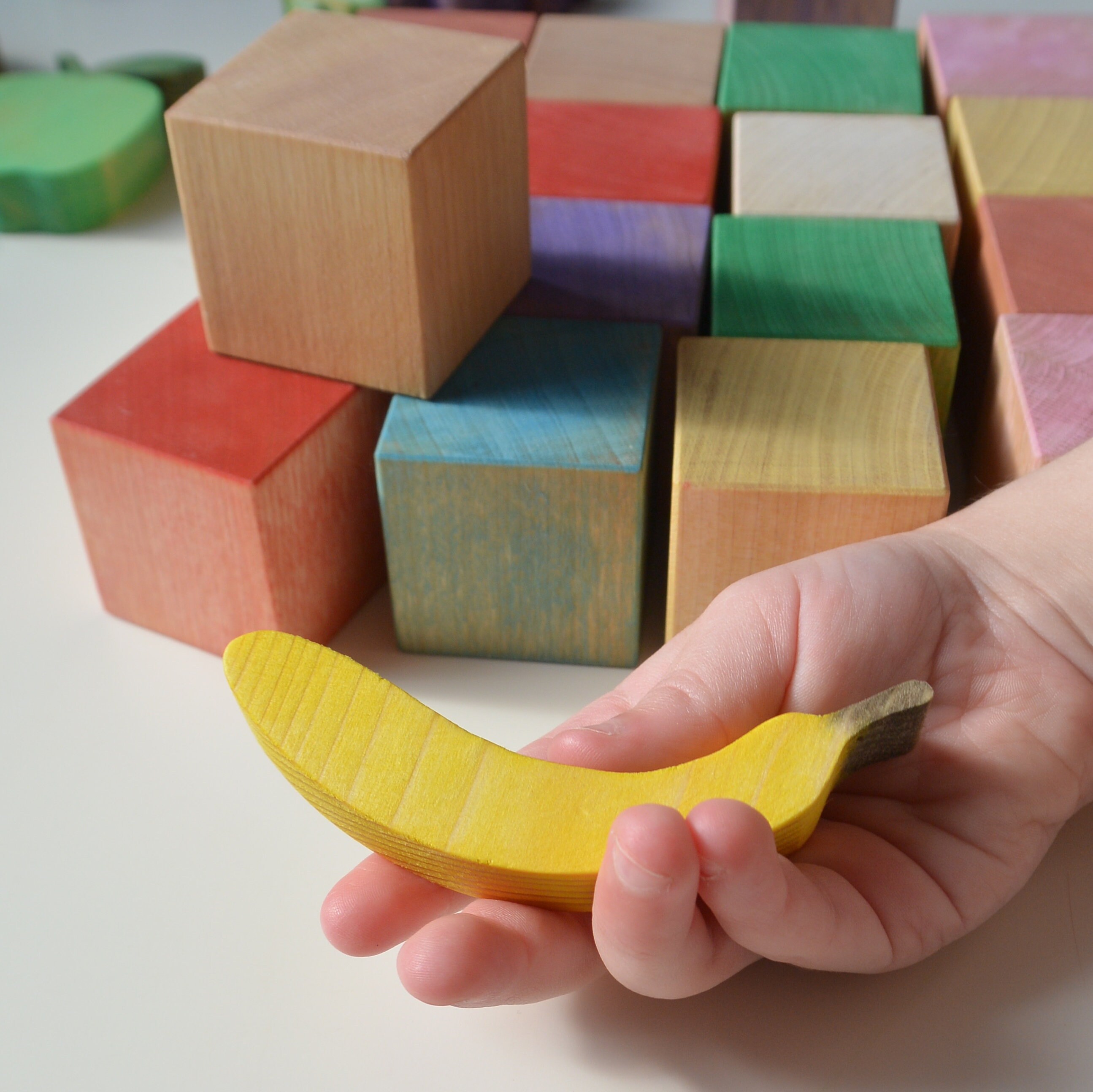 Play Food Set Wood toys kitchen Play kitchen wood Wooden toy Etsy