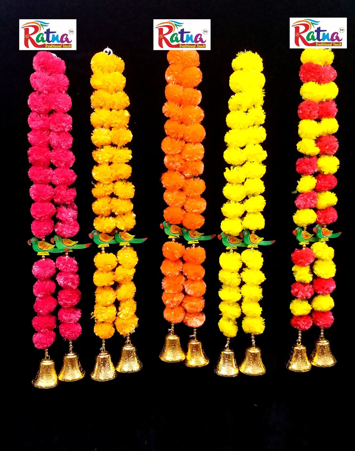 Fresh like Artificial Marigold Flower String Hanging with Etsy