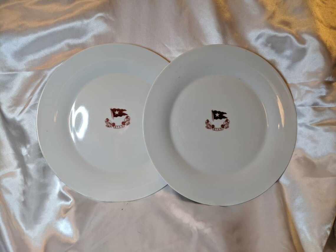 RMS Titanic 3rd Class Dinner Plate White Star Line Titanic Etsy