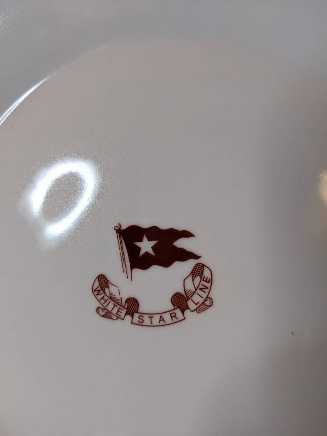 RMS Titanic 3rd Class Dinner Plate White Star Line Titanic Etsy