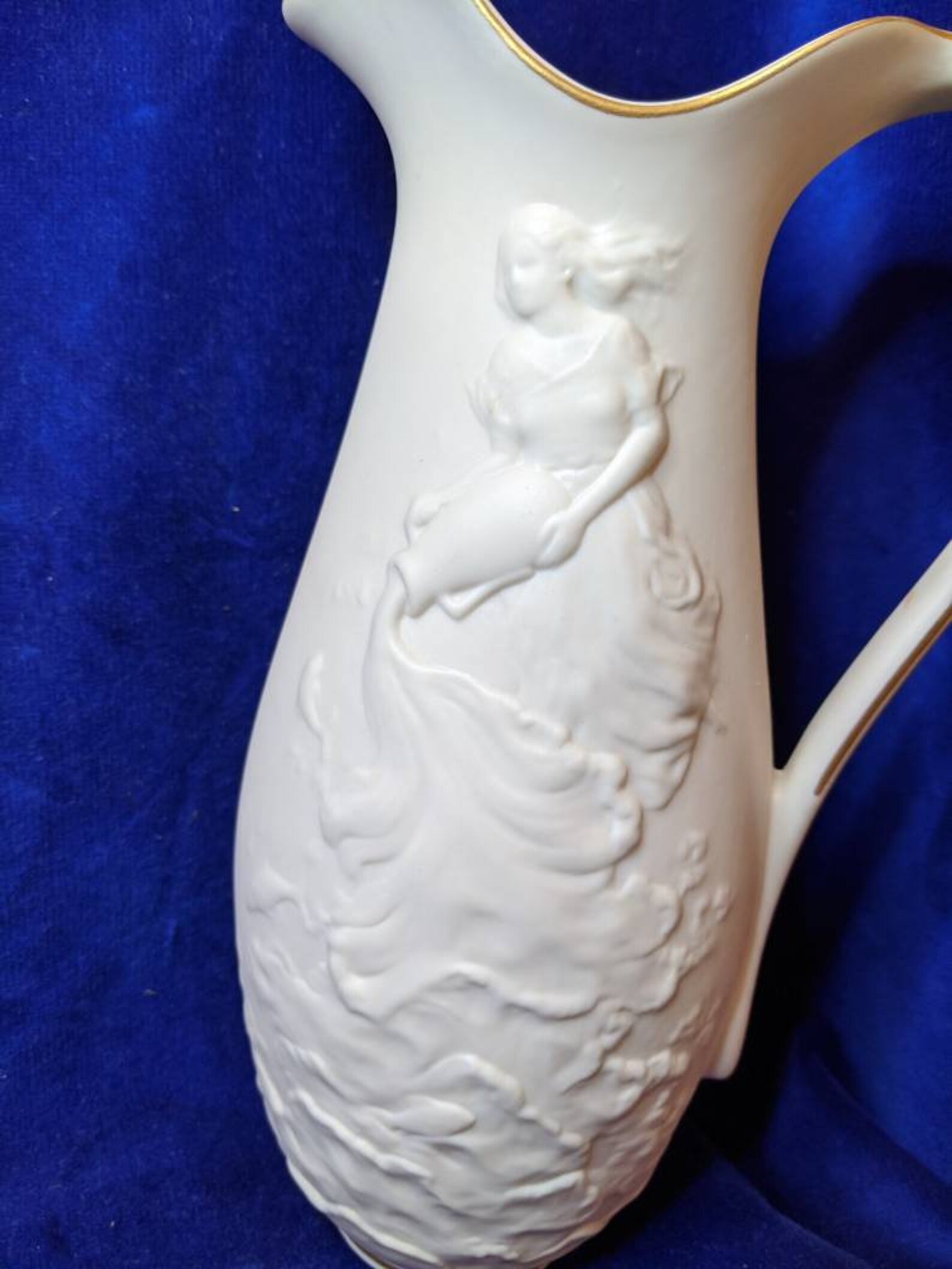 Stunning Lenox Heritage Collection Bisque Tall Pitcher FREE Etsy