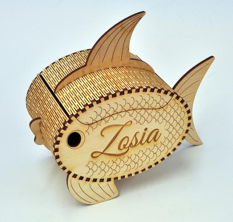 Vector laser gift box