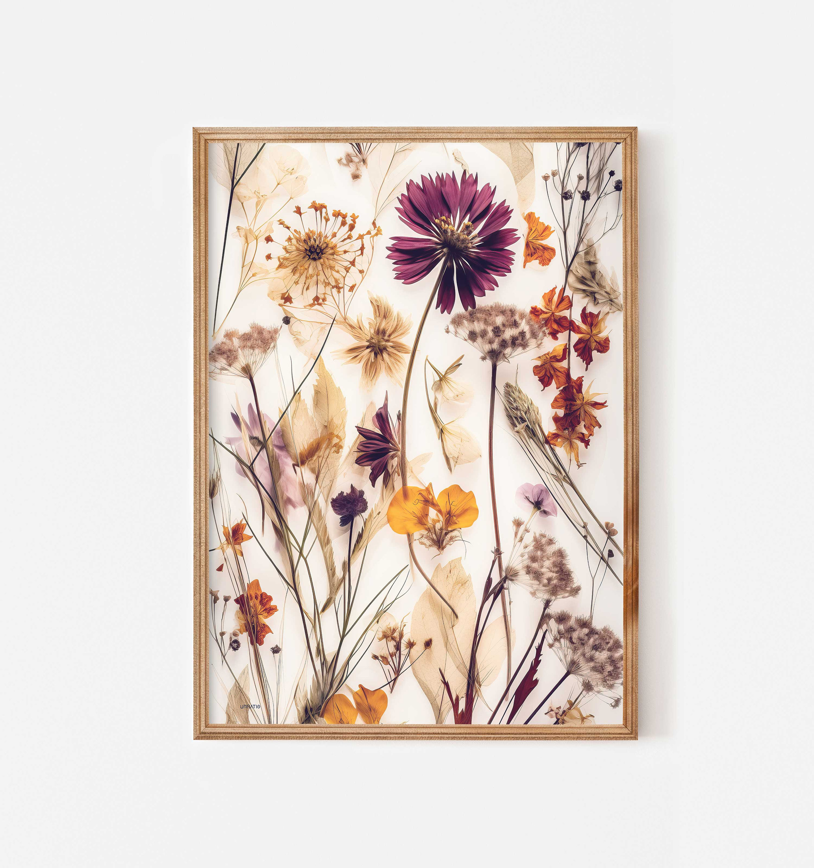Pressed Wildflowers Art Print – June & December