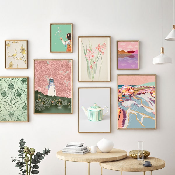 Mint Wall Art Etsy