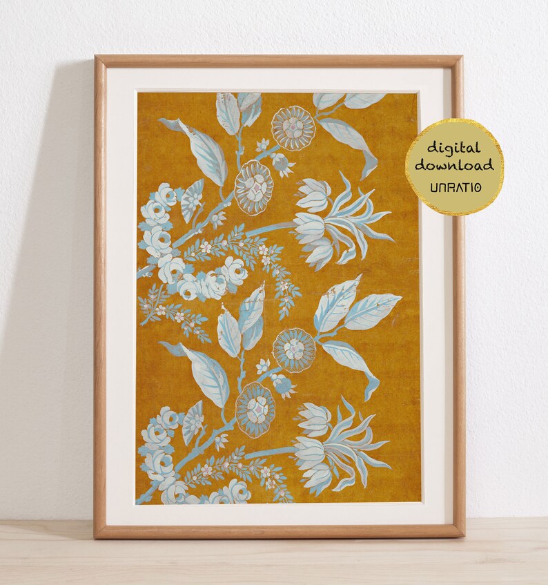 Tan Ochre Gallery Wall Set of 5 Prints Vintage Wall Art Etsy Australia