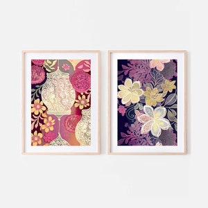 Druckbare Florale Wandkunst / Frühlngsblumen Kunstdruck / Blumenposter