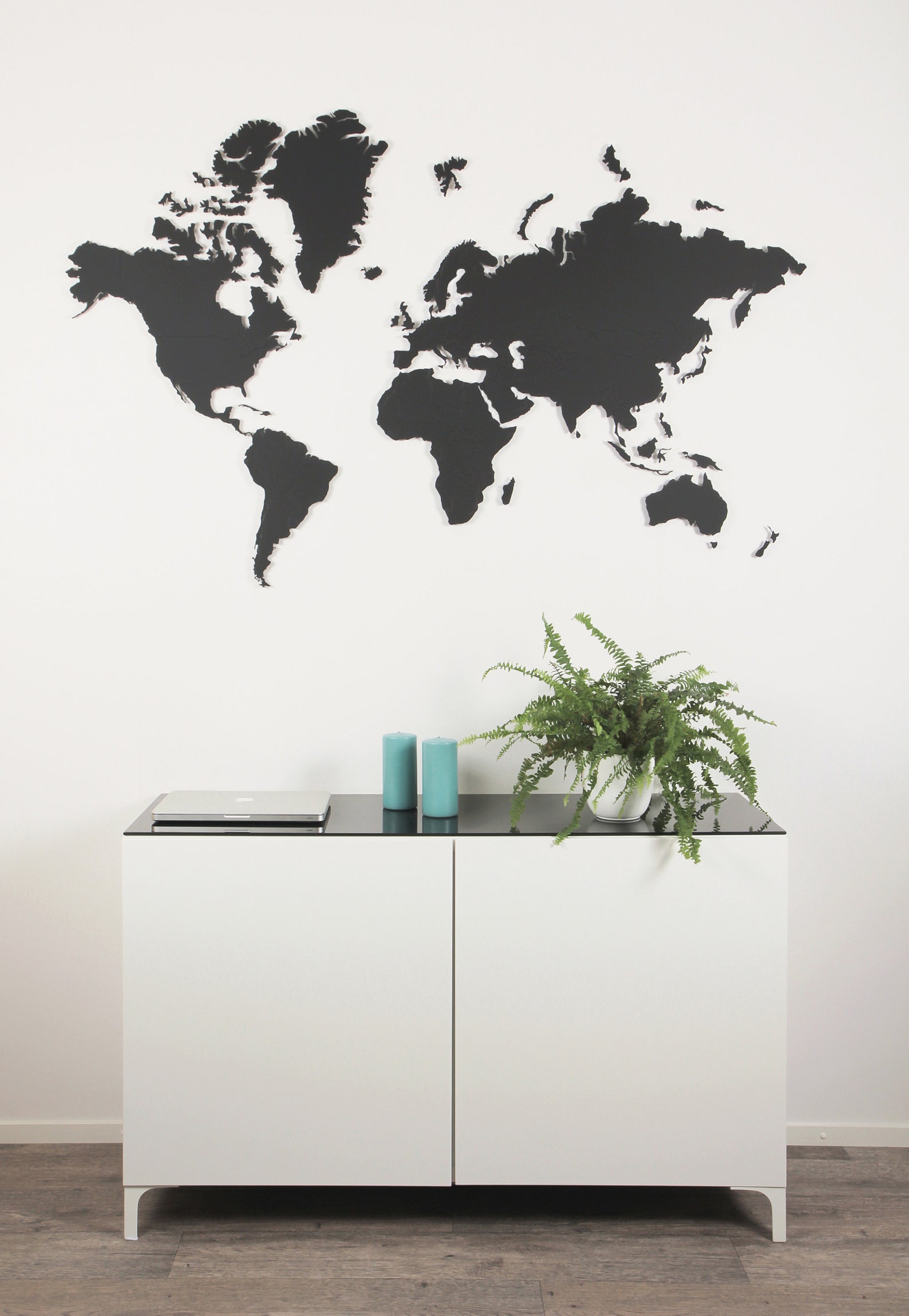 World Map - Vector File Download (high Quality .ai .eps .pdf) - Ideal ...
