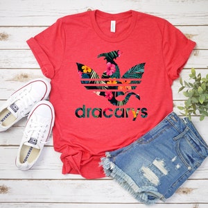 Dracarys Dragon Floral T-Shirt - Mother Of Dragons Shirt - Mom Shirt For Women - GOT Fans Gift Tee - Daenerys Targaryen Shirt