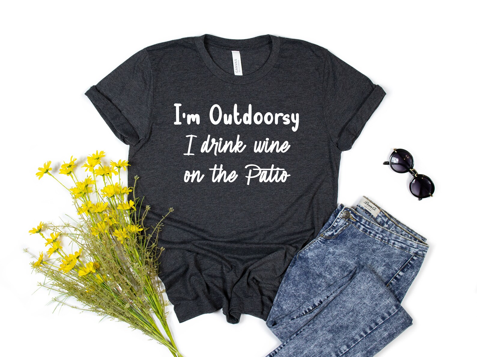 I'm Outdoorsy I Drink Wine on the Patio Patios Gifts for Etsy