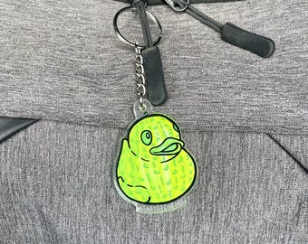 Pickle Duck Keychain