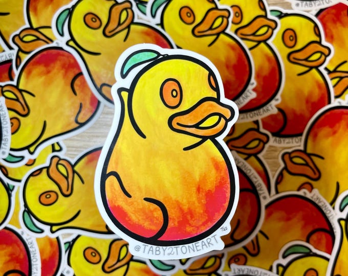 Mango Duck Sticker