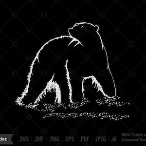 Bear, Shape, Minimalist, Shirt, T-Shirt, Vector, File, SVG, Digital Art, Graphic, PNG, Logo, Illustration, EPS, Cutting, Brown bear, Poster