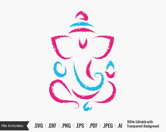 Lord Ganpati, Ganesh, Ganesha, Deepawali, Diwali, Religious, Design, Vector, File, SVG, Digital Art, Graphic, PNG, Devotion, EPS, Cutting