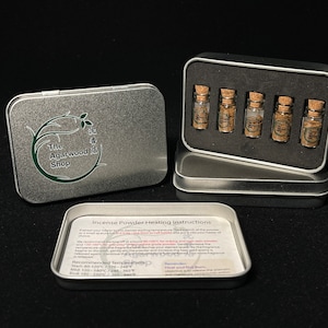 Pack d'échantillons de poudre d'encens bois d'agar et kynam