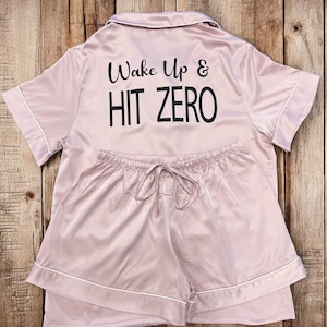 Hit Zero, Sorority Pajamas, Slumber Party Gift, Zero Deduction, Sport Team Jammies, Cheerleader PJs, Sleepover Girls PJ, Birthday Squad PJs