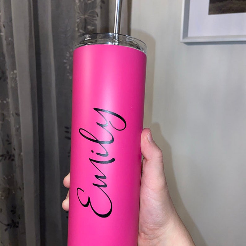 Bachelorette Tumblers with Straw, Bridesmaid Gift, Bridesmaid Proposal, Bachelorette Tumblers, Personalized Stainless Steel Tumbler image 7