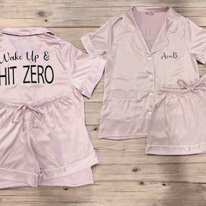 Birthday Party PJs, Sport Team Jammies, Cheerleader PJs, Personalized Cheer Pj Set, Sleepover Girls PJ, Sorority Pajamas, Slumber Party Gift