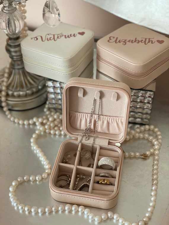 Gift for Woman Who Has Everything, Mini Jewelry Box With Her Name