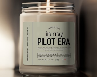 Smells Like In My Pilot Era Soy Candle