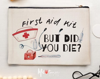 First Aid Kit Bag with Bandaid Box, First Aid Travel Bag, First Aid Pouch, First Aid Kit for Car, Purse First Aid Kit