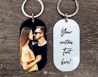 Custom Photo Keychain | Custom Photo Gift | Keychain For Boyfriend | Keychain For Him | Personalized Gifts Men | Anniversary Gift For Her