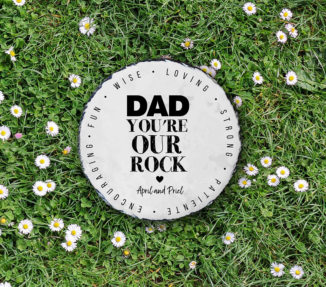 Personalized Garden Stone Father's Day Gift Personalized Gift ...